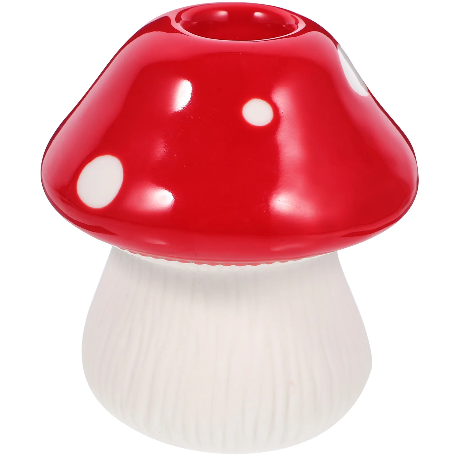 

Ceramic Candles Holders Candlestick Mushroom Style Mushrooms Home Decor Accessories