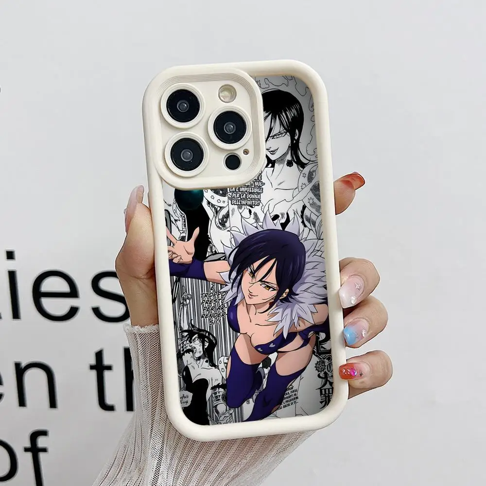 Seven Deadly Sins Merlin Phone Case for iPhone 18 17 16 15 14 13 12 11 Air Pro Max Plus White Soft TPU Shockproof Cover - view 6