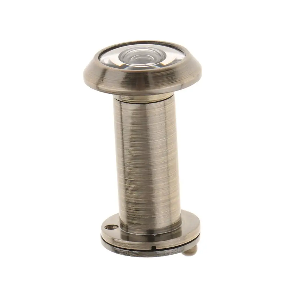 Home Door Viewer Wide Angle Zinc Alloy Peephole Security Sight Hole Adjustable for Door Alarm Sensor Use