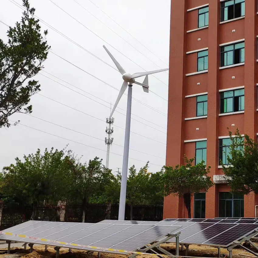 Avec certificat Ce générateur éolien coefficient d'utilisation d'énergie éolienne hautement éolienne turbine éolienne horizontale 10KW bon marché