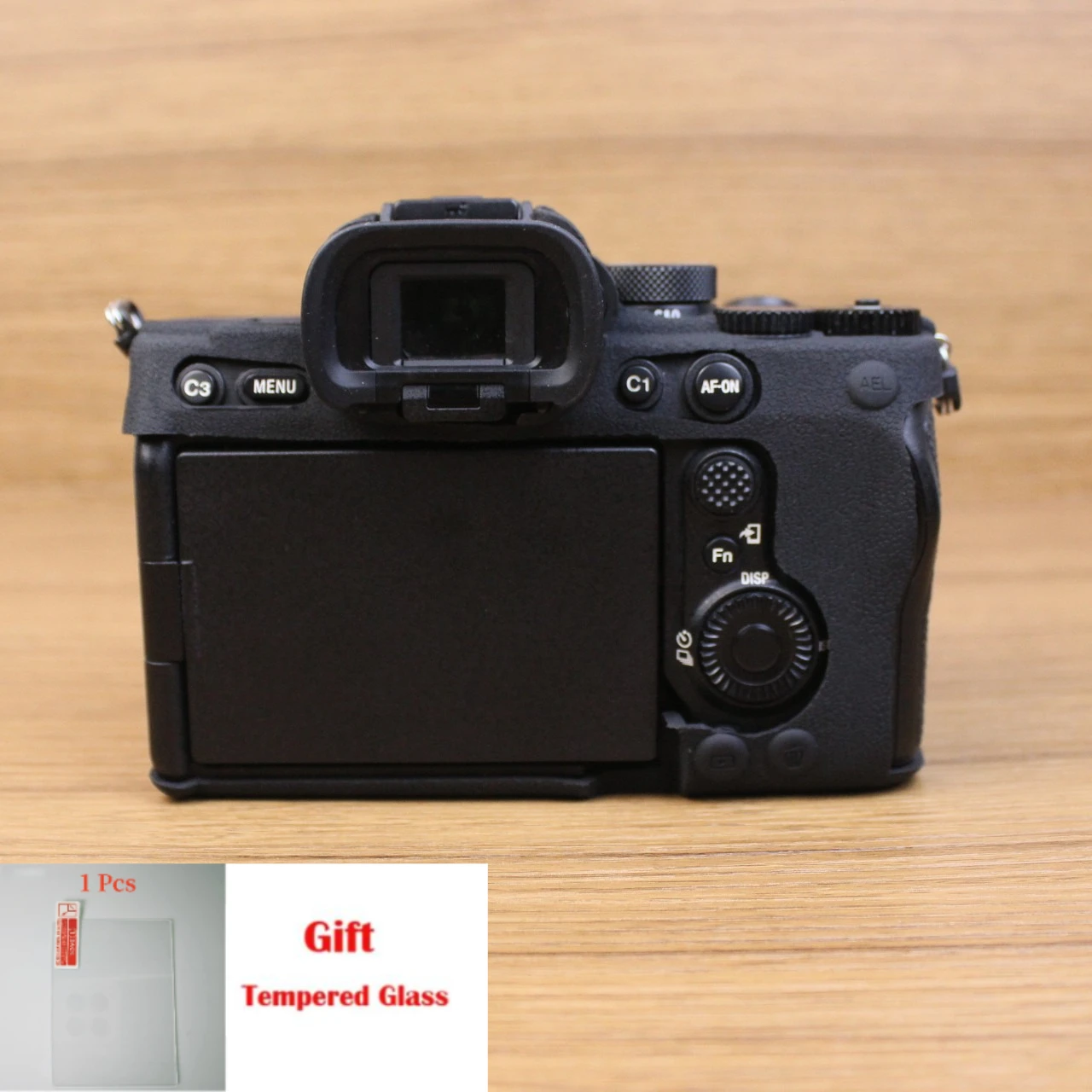 Protective cover, silicone cover,For Sony Alpha 7 IV camera silicone cover  ILCE-7M4  a7m4 soft rubber case + free tempered film