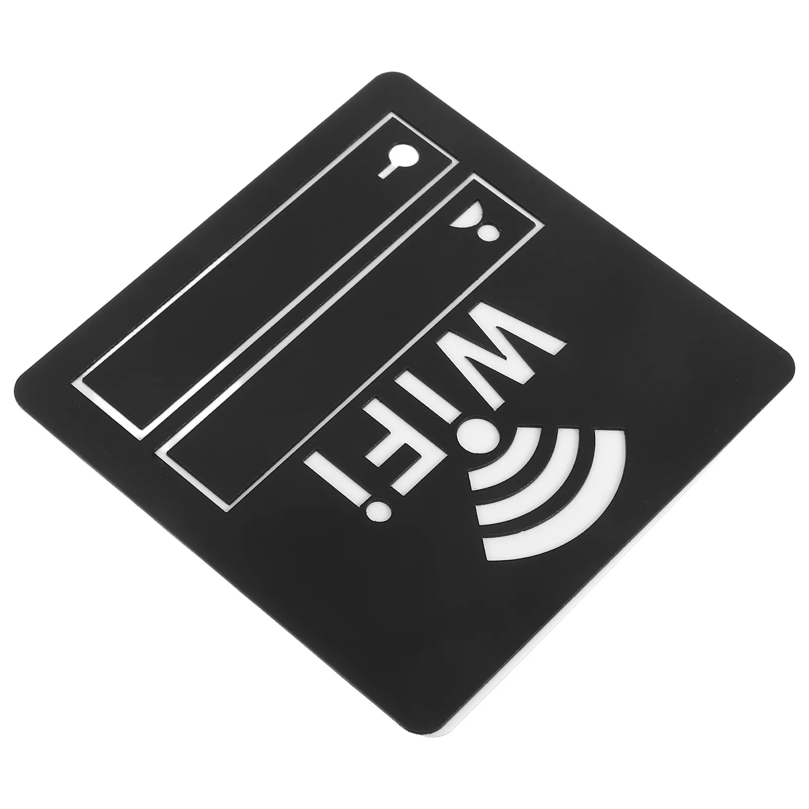 مرآة الجدار ملصق واي فاي كلمة المرور تسجيل الاكريليك مقاوم للماء Hd سطح عاكس لمطعم مكتب صالون تجميل ديكور المنزل