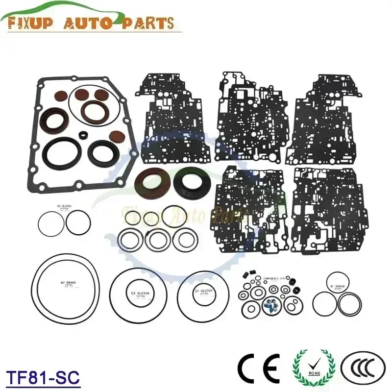 Kit de reparación de revisión de caja de cambios de junta de sellado de transmisión automática TF81SC para VOLVO CADILLAC FORD LINCOLN MAZDA TF80-SC