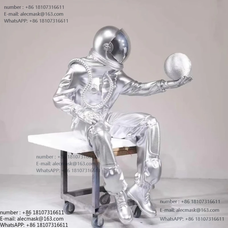

Modern astronaut fiberglass sculpture home decoration figure sculpture