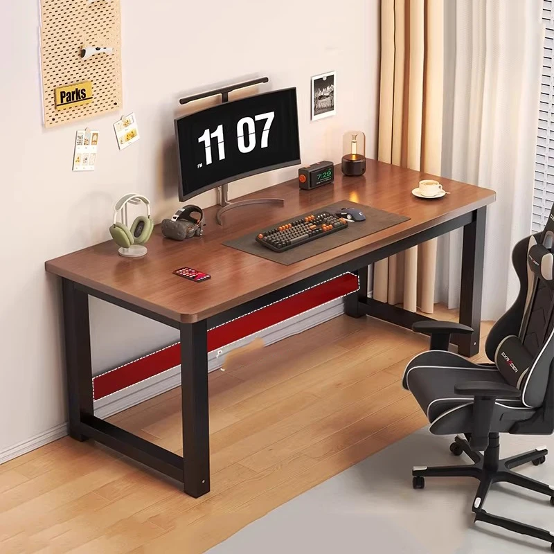 โต๊ะทำงานไม้สไตล์มินิมอล ดีไซน์หรูหราสำหรับห้องนอน โต๊ะทำงานขนาดใหญ่ สไตล์ยุโรป นอร์ดิก สวยงามไม่ซ้ำใคร