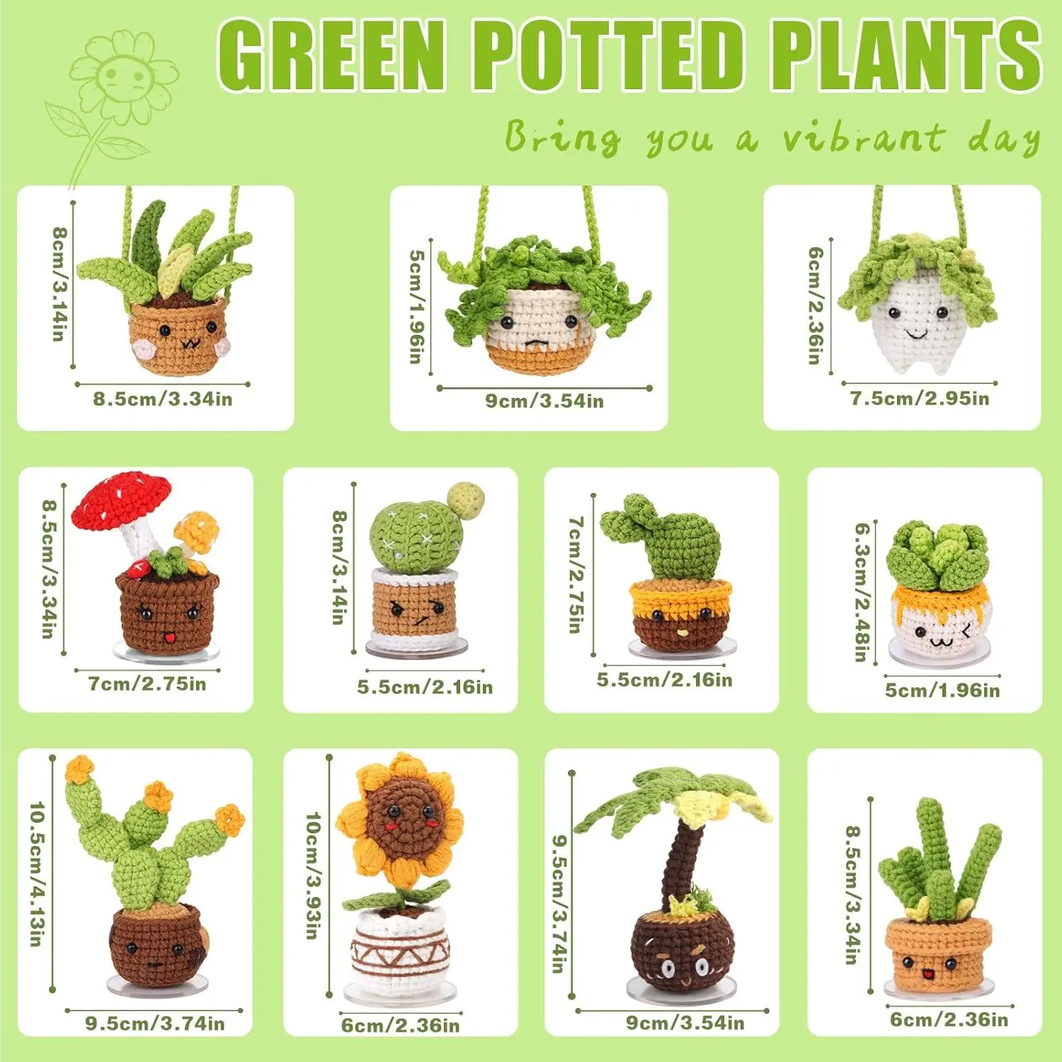 Beginner Crochet Plant Kit 3
