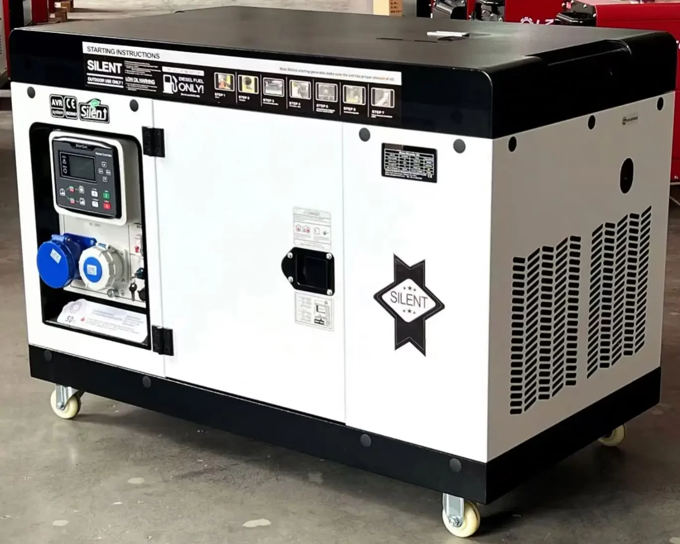 

Gold Seller High Quality Water Cooled Silent 10KW 12KW 12KVA 15KVA Single 3 Phase Home Inverter Electric Power Generator