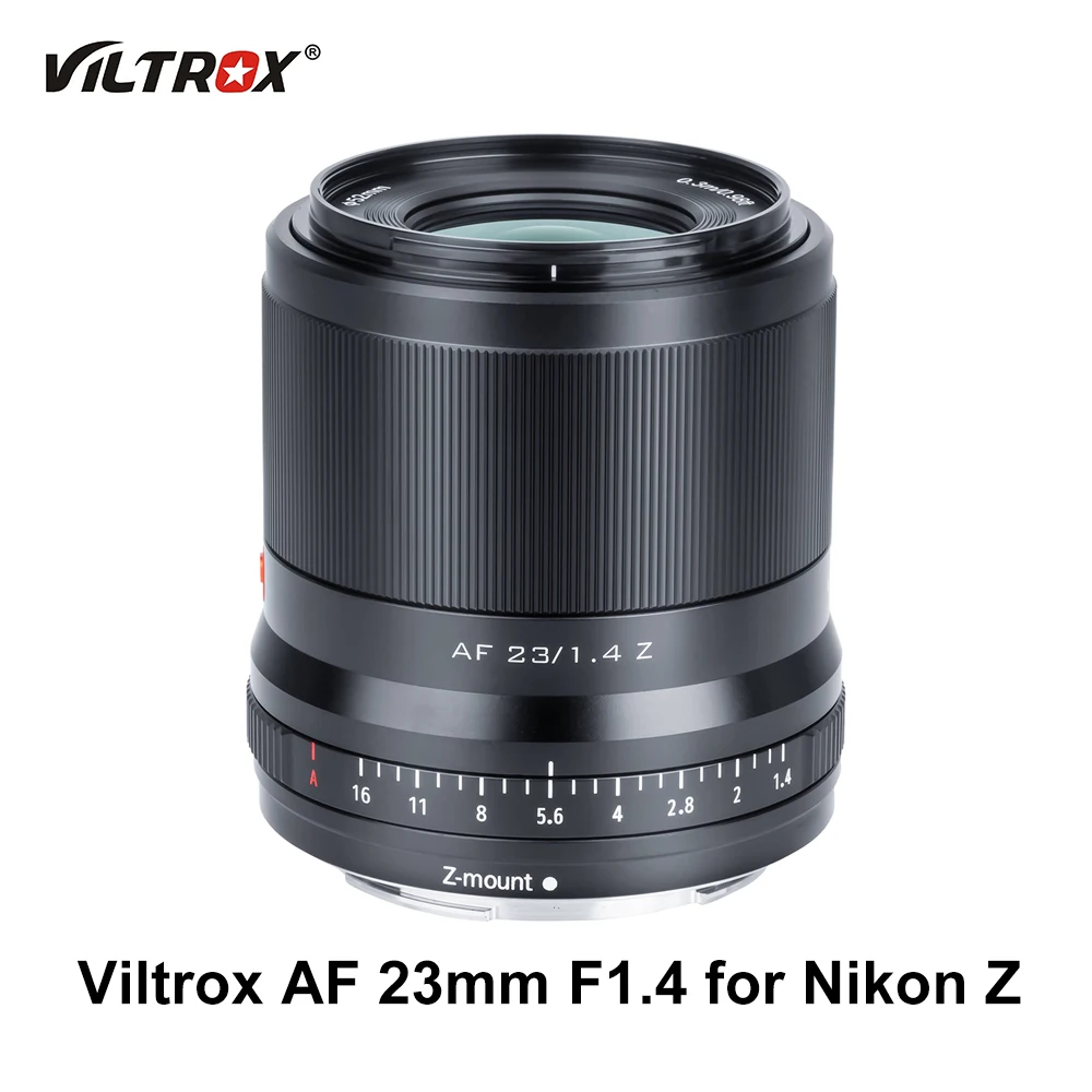 Viltrox AF 23mm F1.4 23/1.4 Z Auto APS-C Prime Large Aperture Fixed Focus Lens for Nikon Z Mount Mirrorless Camera