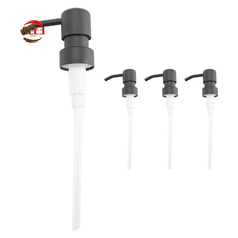 

AEE3-Soap Dispenser Replacement Pump,4Pack Rust-Proof Stainless Steel With Black Metal Coated Pumps Fit Standard 8Oz/16Oz Boston