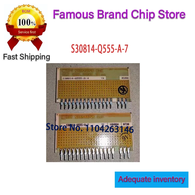 

1pcs/lot Original New S30814-Q555-A-7 S30814-Q555-A S30814-Q555 S30814 In Stock