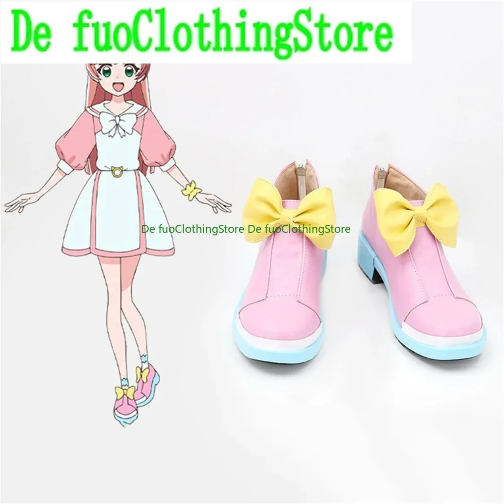 

Cure Prism Hirogaru Sky Pretty Cure Precure Обувь для косплея Сапоги Игра Аниме Хэллоуин Рождество DefuoClothing Магазин обуви