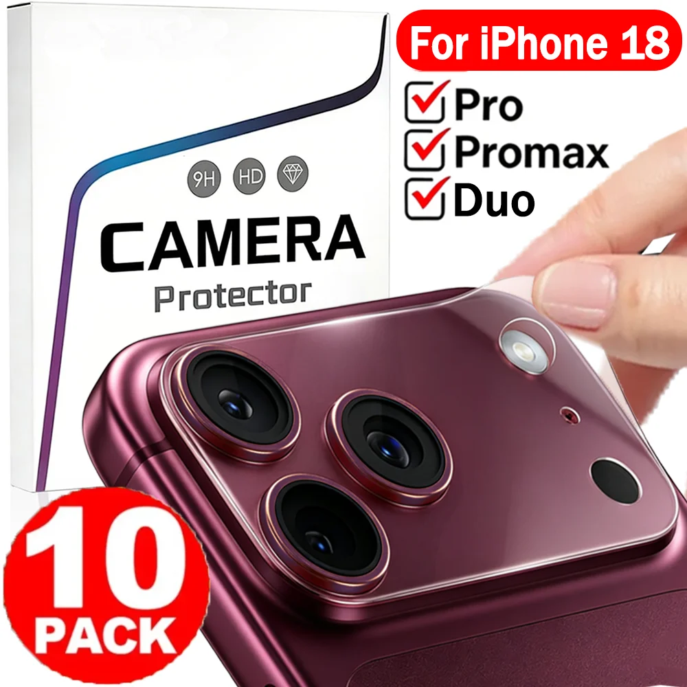 1-10Pcs Soft TPU Hydrogel Film for IPhone 18 Pro Max for IPhone Duo Transparent Camera Lens Protector Lens Mount Protective Film