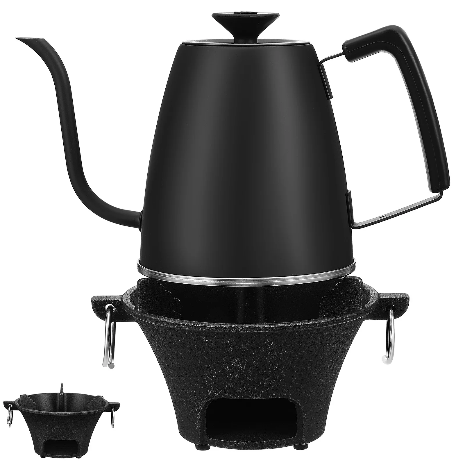 

1pc Barbecue Grill Small Iron Charcoal Fire Pit Stove for Outdoor Camping Picnic Compact Size Easy Clean