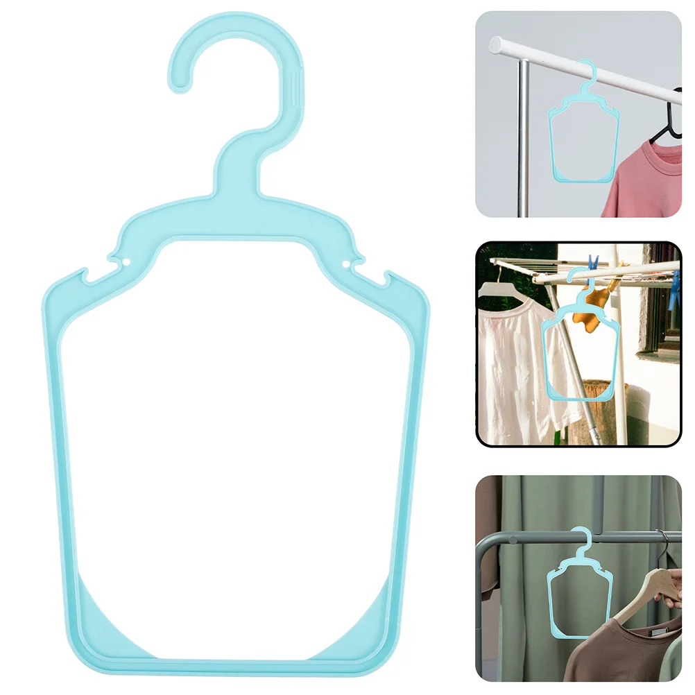 

10Pcs Pet Garment Hangers Plastic Small Dog Cat Clothing Organizer Drying Rack Lightweight Outdoor Travel Dog Clothes Hangers