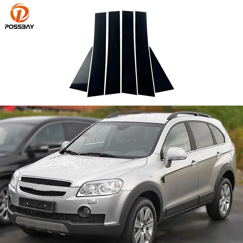 

Подходят для Chevrolet Captiva 2007 2008 2009 2010 2011-2023, столбы, отделка автомобильной двери, окна, обшивка, глянцевые черные внешние наклейки