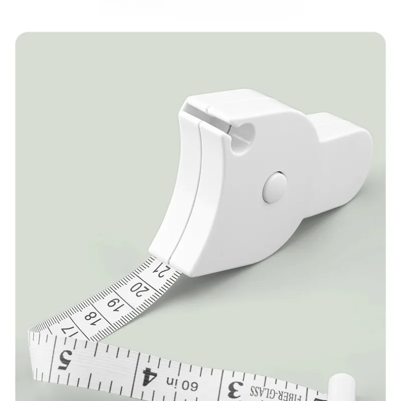 Self-tightening Body Measuring Tape Ruler 150cm/60 Inch Sewing Tailor Dressmaking Measure Ruler Meter Film for Waist Chest Legs