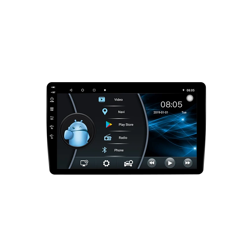 Dropshiping 10 Inch Android Car Radio Headunit GPS Front/Back Camera Dashboard Mount IPS Display Mirror Link Dual Zone Support
