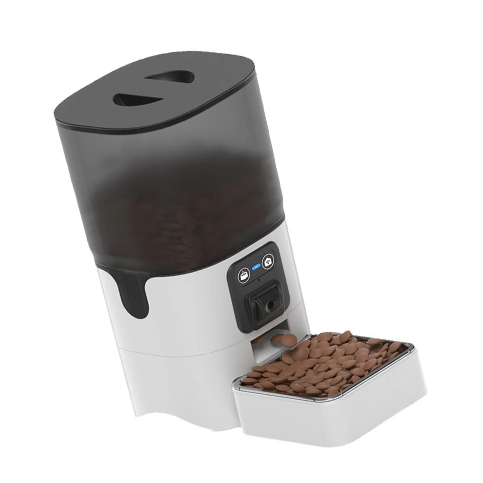 Dry Food Dispenser for Dogs Automatic Pet Feeder with Voice and Camera Interaction 6L Large Capacity for Cats Dogs