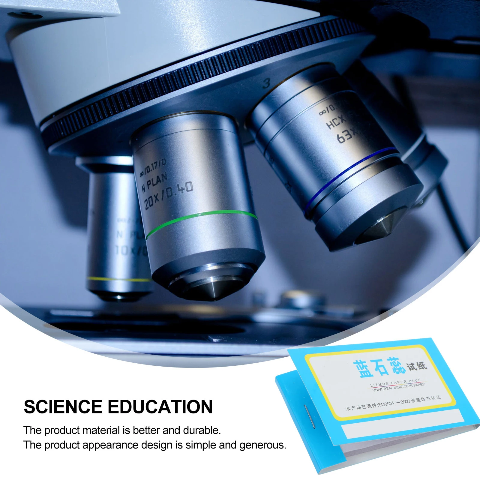 

5Packs Acid Test Paper Blue Litmus Paper 400 Sheets for Chemistry Experiments PH Indicator Acid Tester Strip PH Test Strips