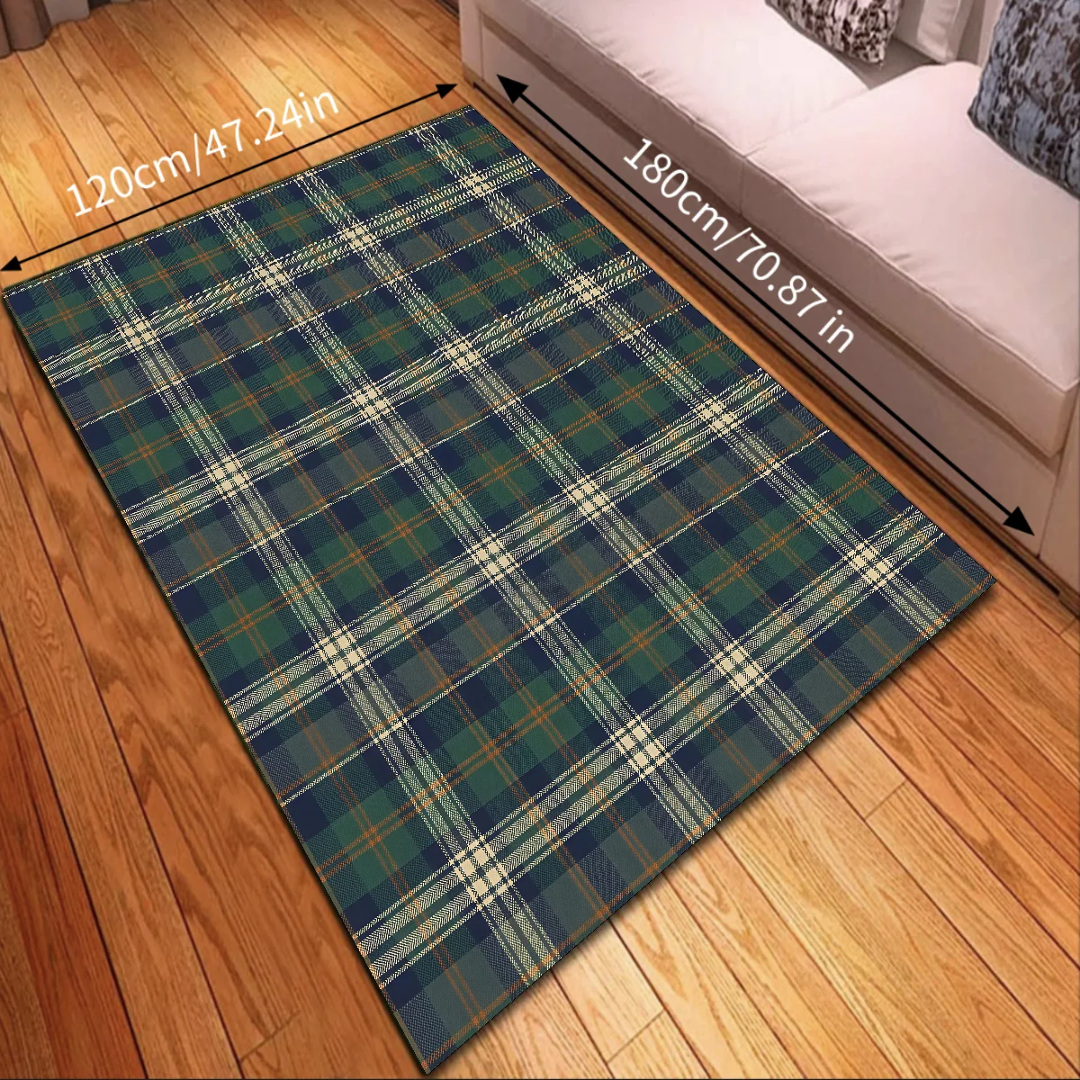 

1-pack | Elegant Soft Area Rug | Stain Resistant | Indoor Floor Mat for Doorway | Everyday Use Home Decor Carpet