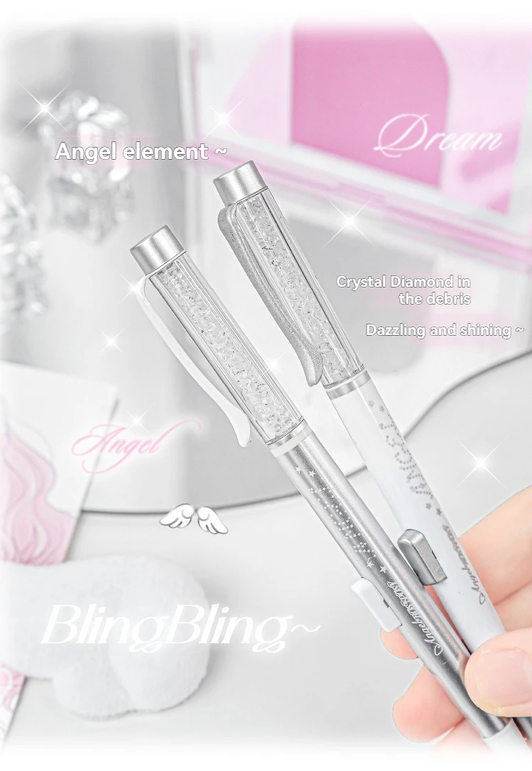 1PC Engel Automatische Mine Set Hohe Schönheit Stil Grundschüler Blei Core Set Student Spezifischen Bleistift – Detail 10