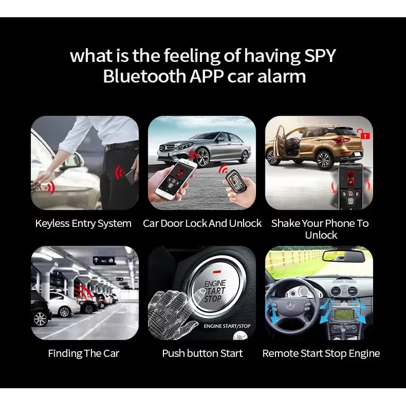 SPY Alarmas Para Autos Plc Burglar Led Car Alarm Manual Vibration Central Locking System Prices Of Alarms For Cars view 3