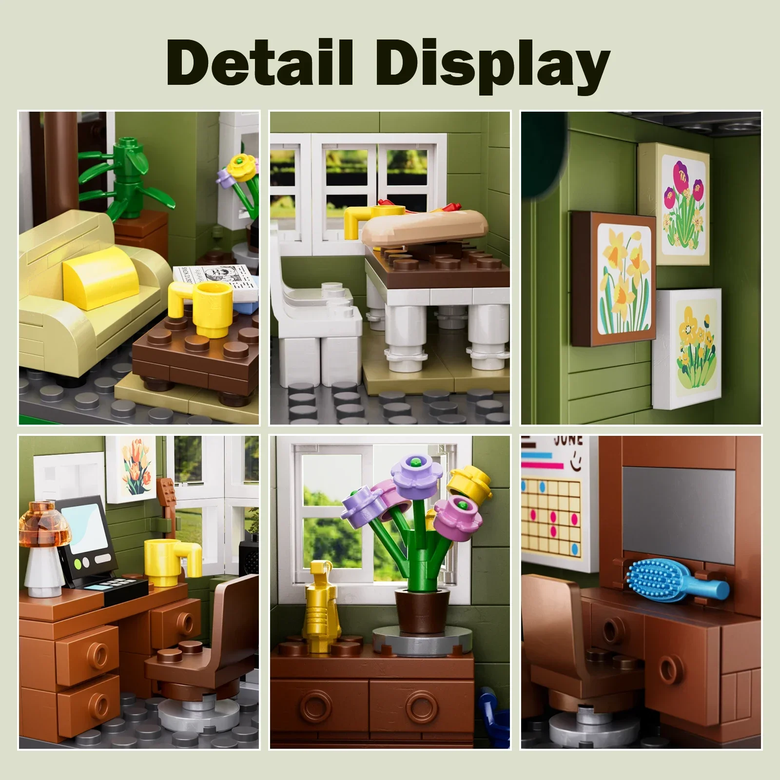 Modern House Building Blocks ชุด WARM Family Comedy TV Sitcoms Dunphy's House อิฐของเล่นแฟนเด็กชายและ Grils ของขวัญ