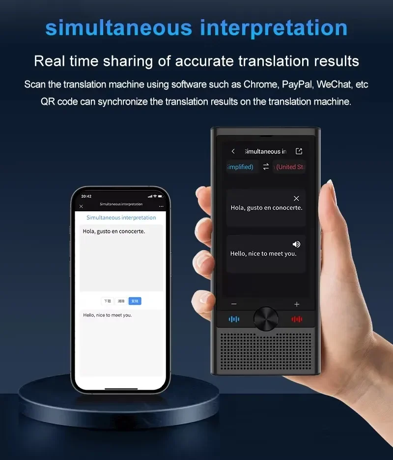 S10 مترجم صوتي ذكي محمول 148 Online19 لغة غير متصل في الوقت الحقيقي تسجيل الصور ترجمة 4G WIFI ترجمة ذكية