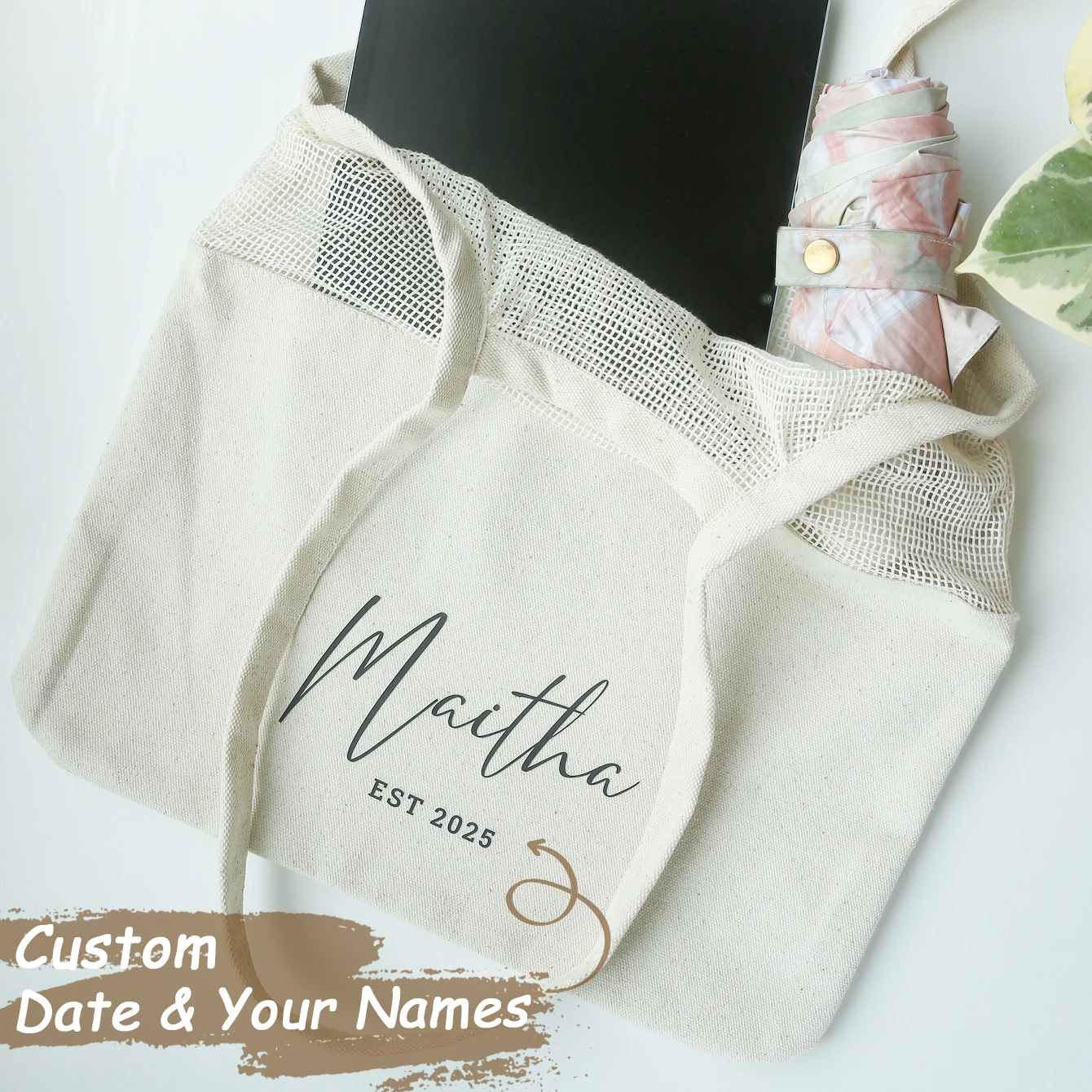 Tas Belanja Katun Jala dengan  - Women Fashion Names ulasan dan harga
