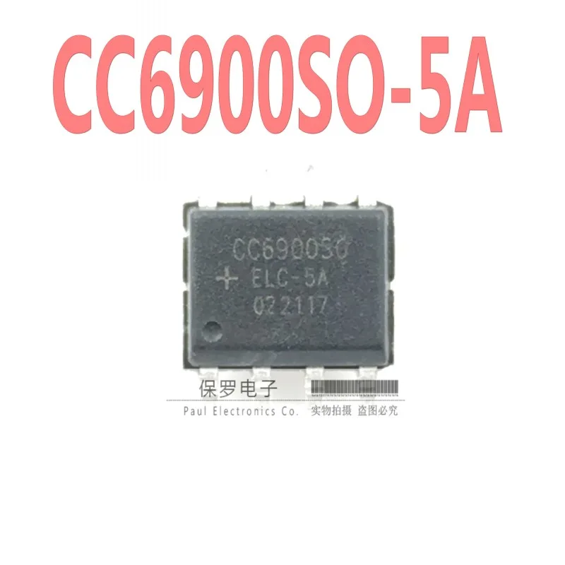 10pcs/ CC6900SO-5A Single Chip Hall Current Sensor SOP-8 Patch 5A Isolation Withstand Voltage 100V