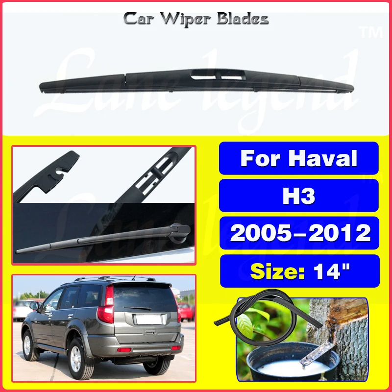 14 "Auto Heckscheibenwischerblätter Für Great Wall Hover Haval H3 2005 - 2012 Heckscheibenwischer Autozubehör