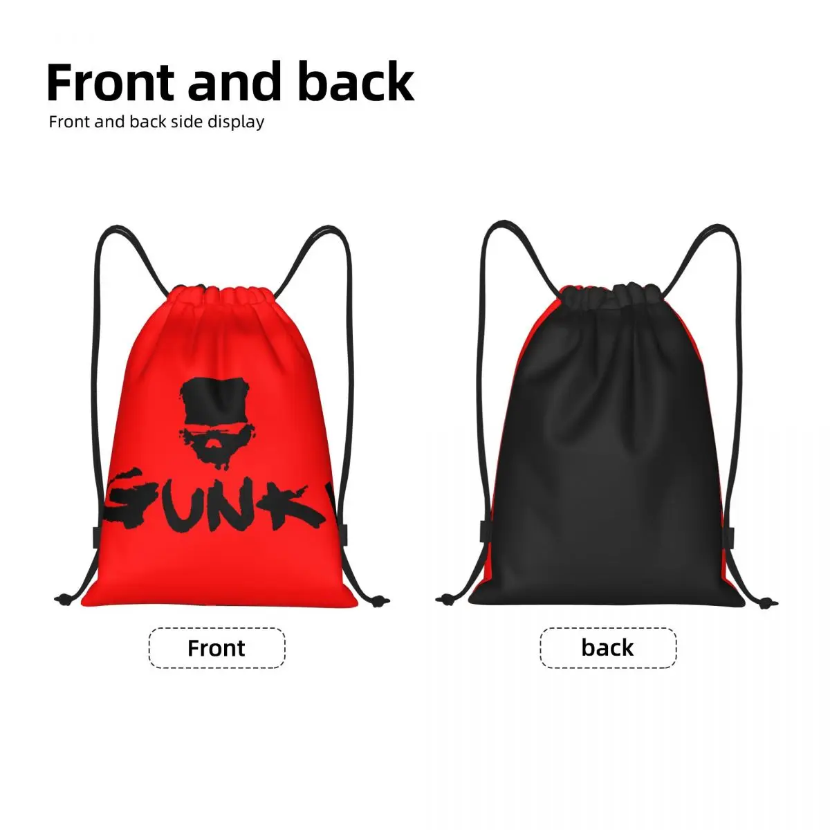 Sac à dos personnalisé Gunkis Fish Proximity Wstring pour hommes et femmes, sac de pêche léger, sac de sport de gym, sacs de voyage, le plus récent