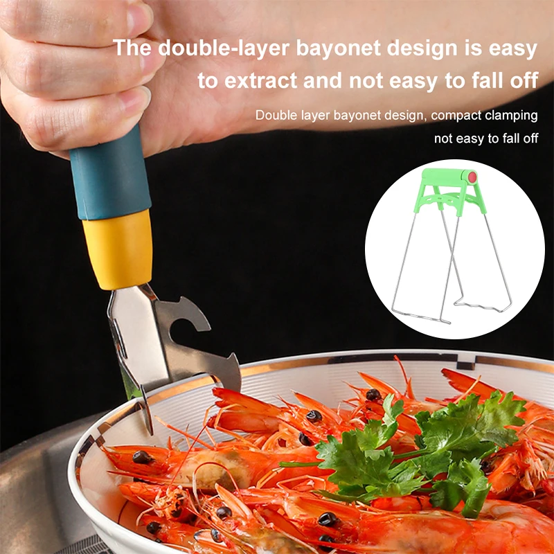 

Non-Slip Clip Hot Bowl Holder Dish Clamp Pot Pan Gripper Clip Anti-Anti-hot Hot Dish Plate Bowl Lifter Retriever Tongs Kitchen T