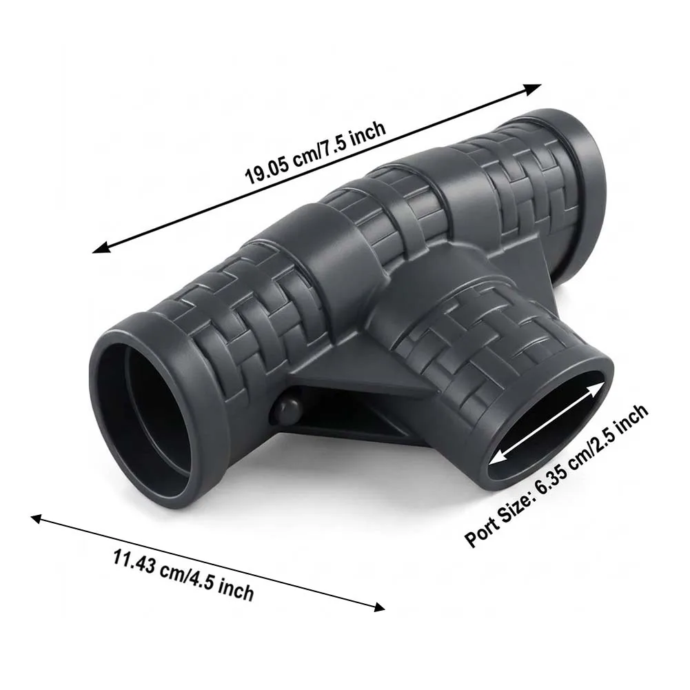 Replacement T-Connector P07082 For Coleman Pool Systems Robust Hose Adapter For Water Flow, Pool Equipment Parts
