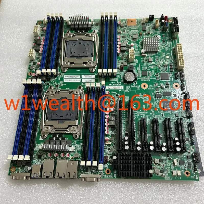 For Intel 2011 dual X99 server main board NVME 10 Gigabit 32 core M.2 Lenovo RD450X six card ALEO