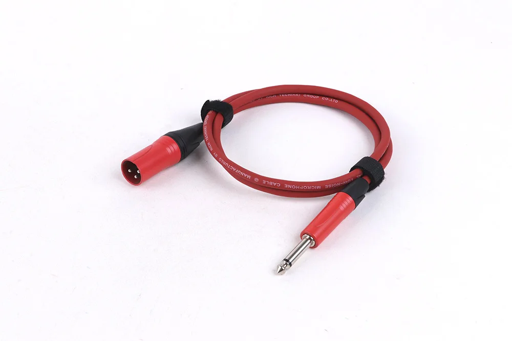 6,35 mm TS-Stecker auf 3-poliger XLR-Stecker/Buchse, Verbindungs-Audio-Verlängerungskabel für MIC Active Speakers, Bühnen-DJ-Studio-Audiokonsole – Detail 4