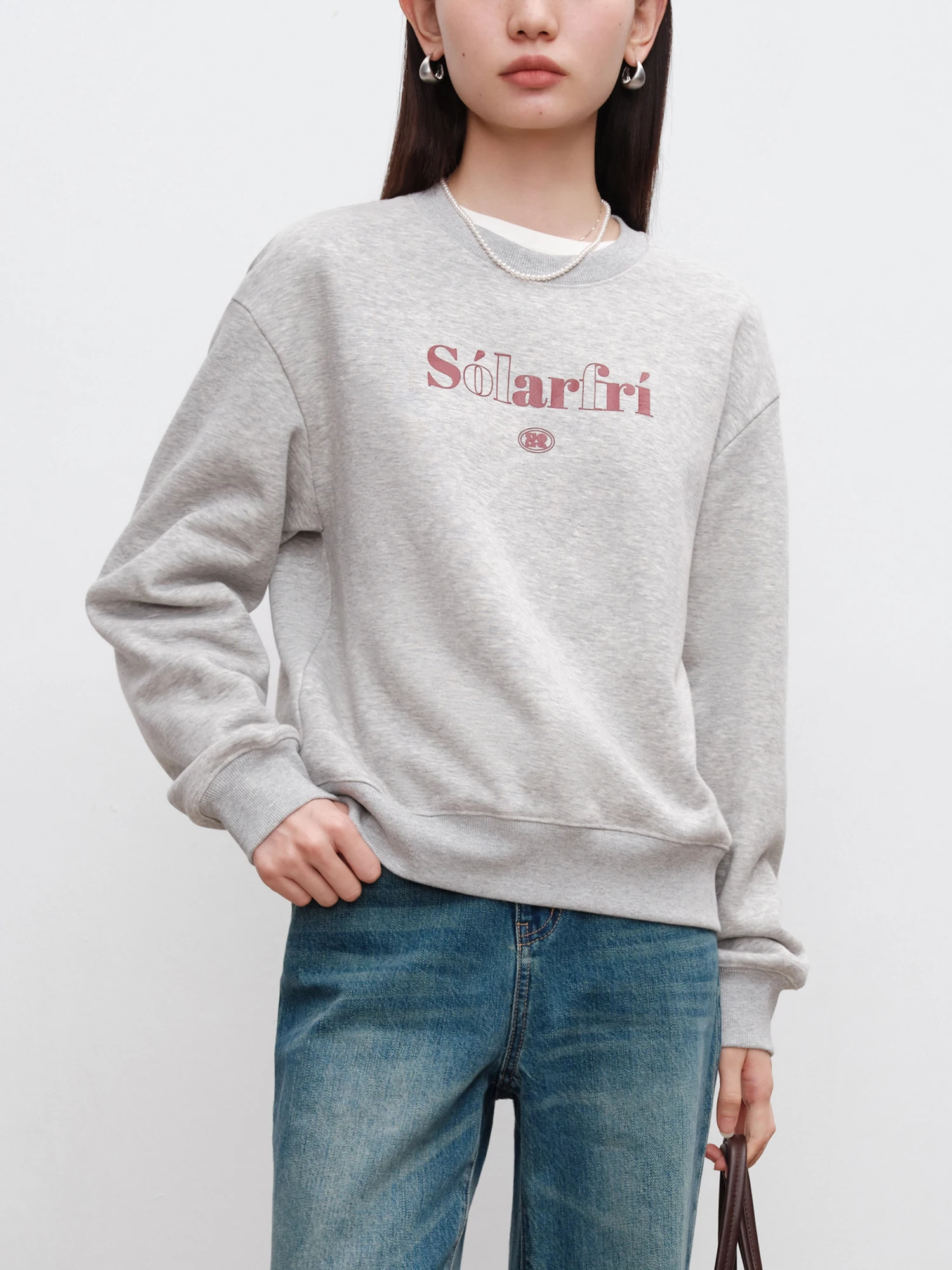 ZIQIAO Petite Korean Version Letter Hoodie 2024 Autumn and Winter New Style Pullover Lazy Style Top Casual Loose 24ZQ94185