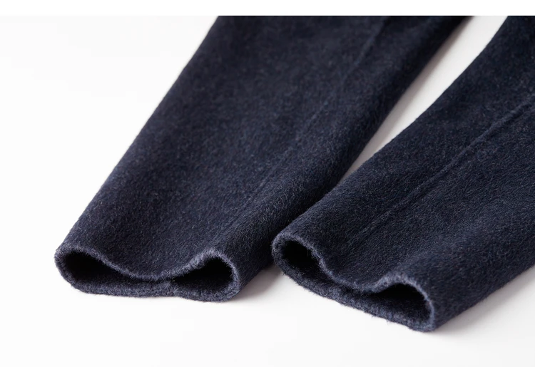 SENTUBILA Damen Winter Warmer Wollmantel 2026 Polokragen Einreihiger Loser Mantel mit Fallenden Ärmeln Damen Oberbekleidung W54OG2783 – Detail 36