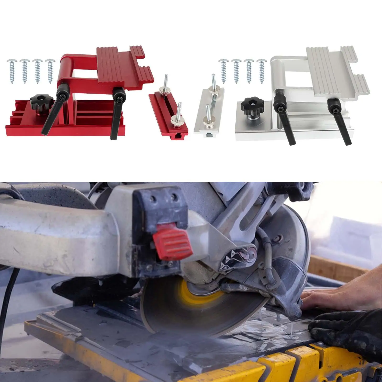 Heavy Duty Aluminum Alloy Grinding Jig Sharpening Tool Rest for 6 8 Inch Bench Grinder Accurate Support