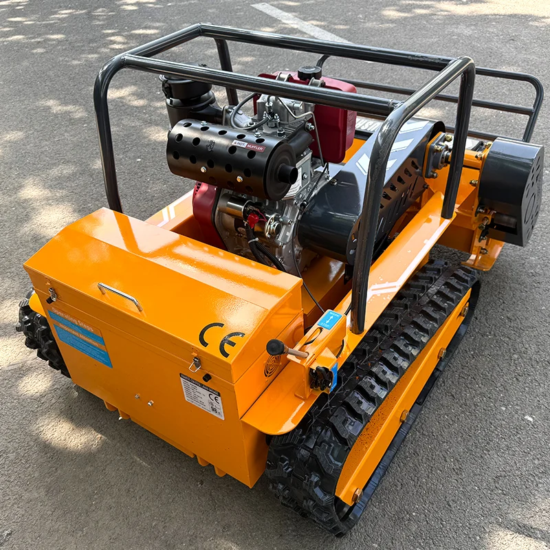Cortacésped con control remoto inalámbrico inteligente todo terreno personalizado, robot cortacésped de giro cero