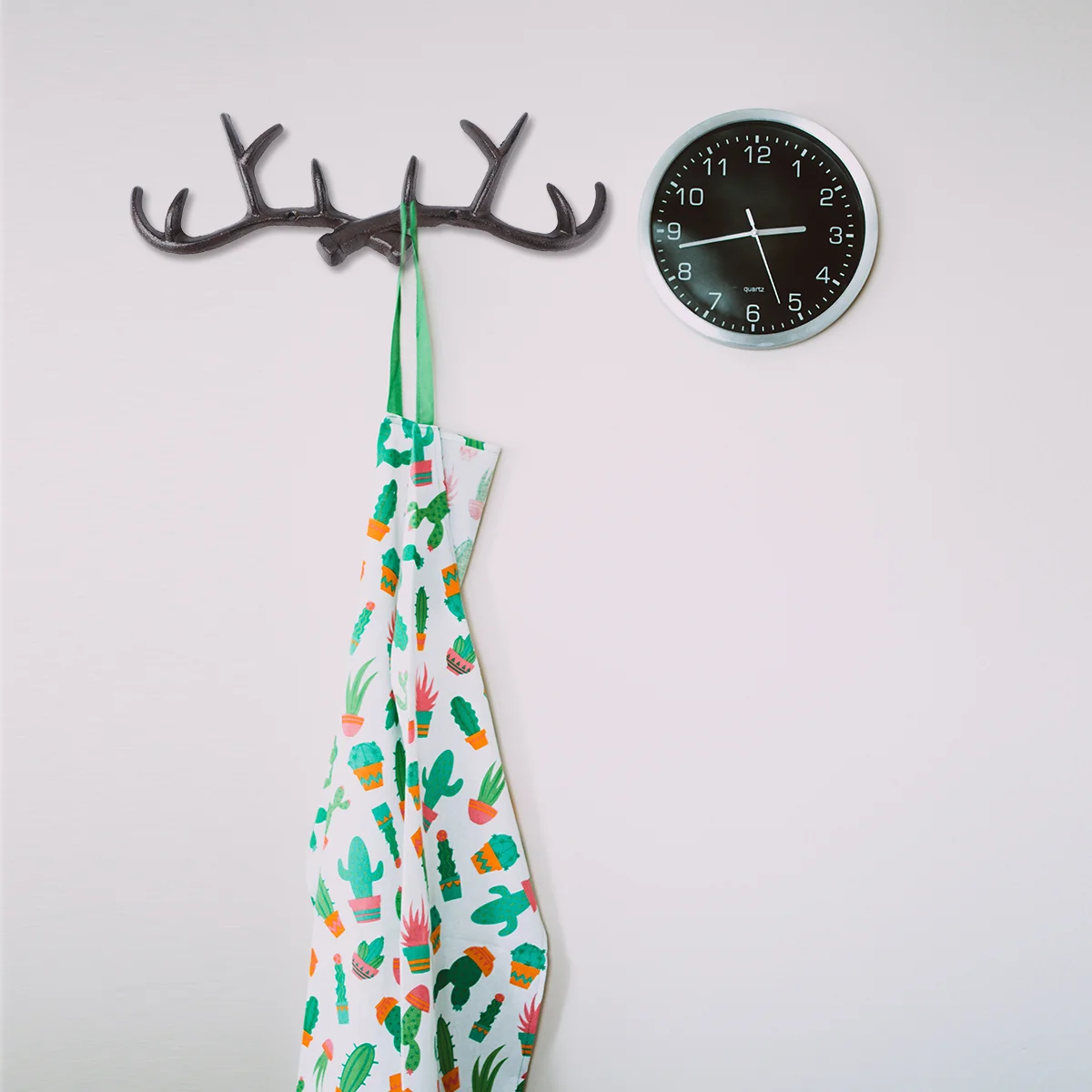 Cast Iron Hook Antler Decorative Wall Hanging Home Unique Clothes Wall-mounted Hanger Coat Hangers Porch Hat Metal Styled