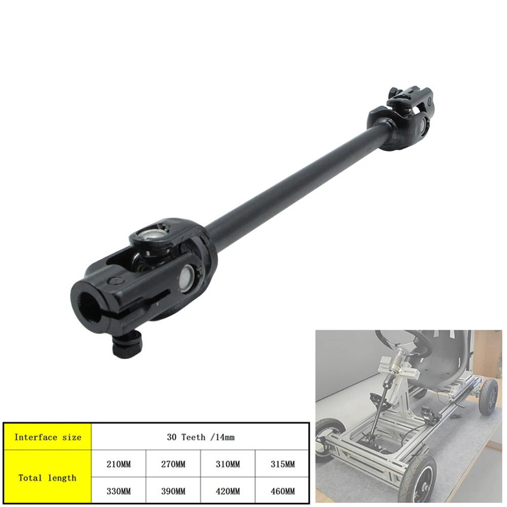 30T/14mm Power Steering Column U Joint For DIY 168F Go Kart 110cc 125cc 150cc Engine ATV Quad Bike Modified Parts