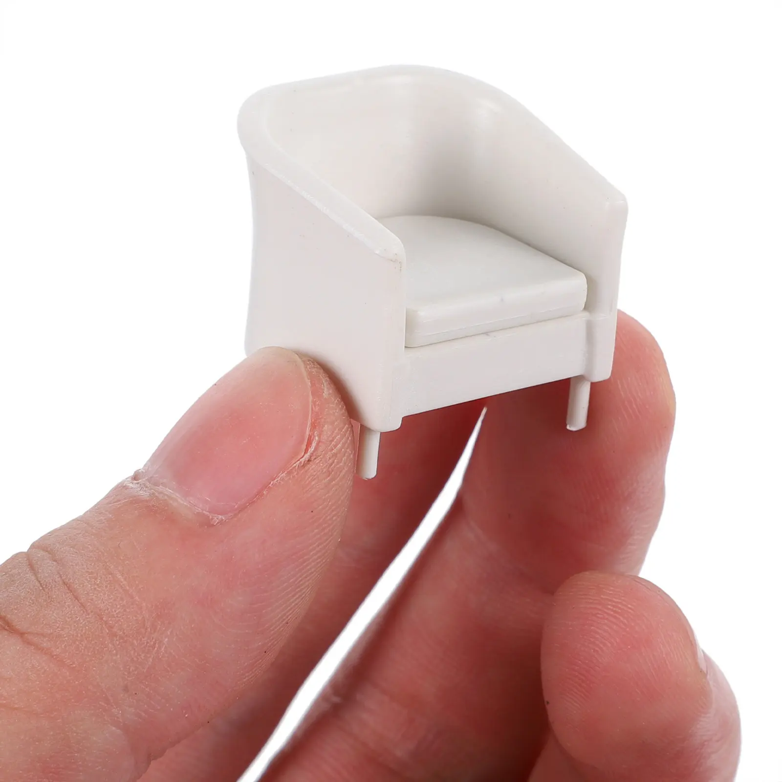 

9Pcs Plastic Mini Table and Chair Set for Dollhouse Decoration Miniature Furniture Models for DIY Mini House Landscaping Decor