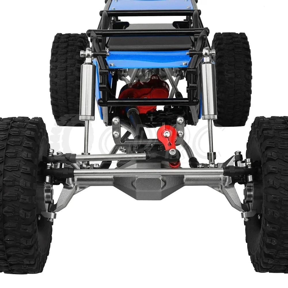 Metal DIY 1/10 RC Simulation Climbing Crawler Frame With SCX10 II Portal Axles Upgrade Car Refit Kit Parts With Plastic Cage