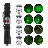 Mini 2 in1Cat Keychain Fun Pointer No battery Portable Green Laser pointer LED Training Torch Pet Cat Tickle Toy Flashlight