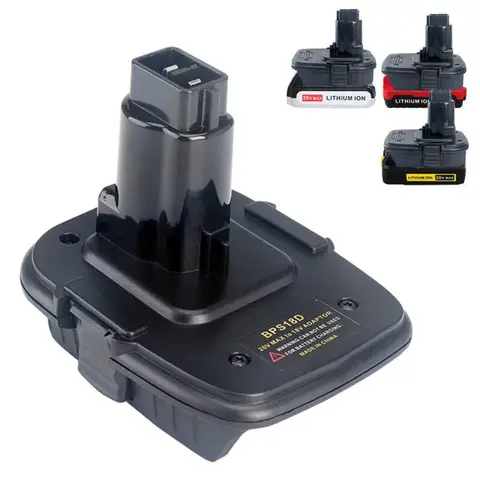 Battery Adapter for Black Decker for Porter Cable for Stanley 18v Lithium ion Battery Convert To for Dewalt 18V NI-CD/NI-MH tool