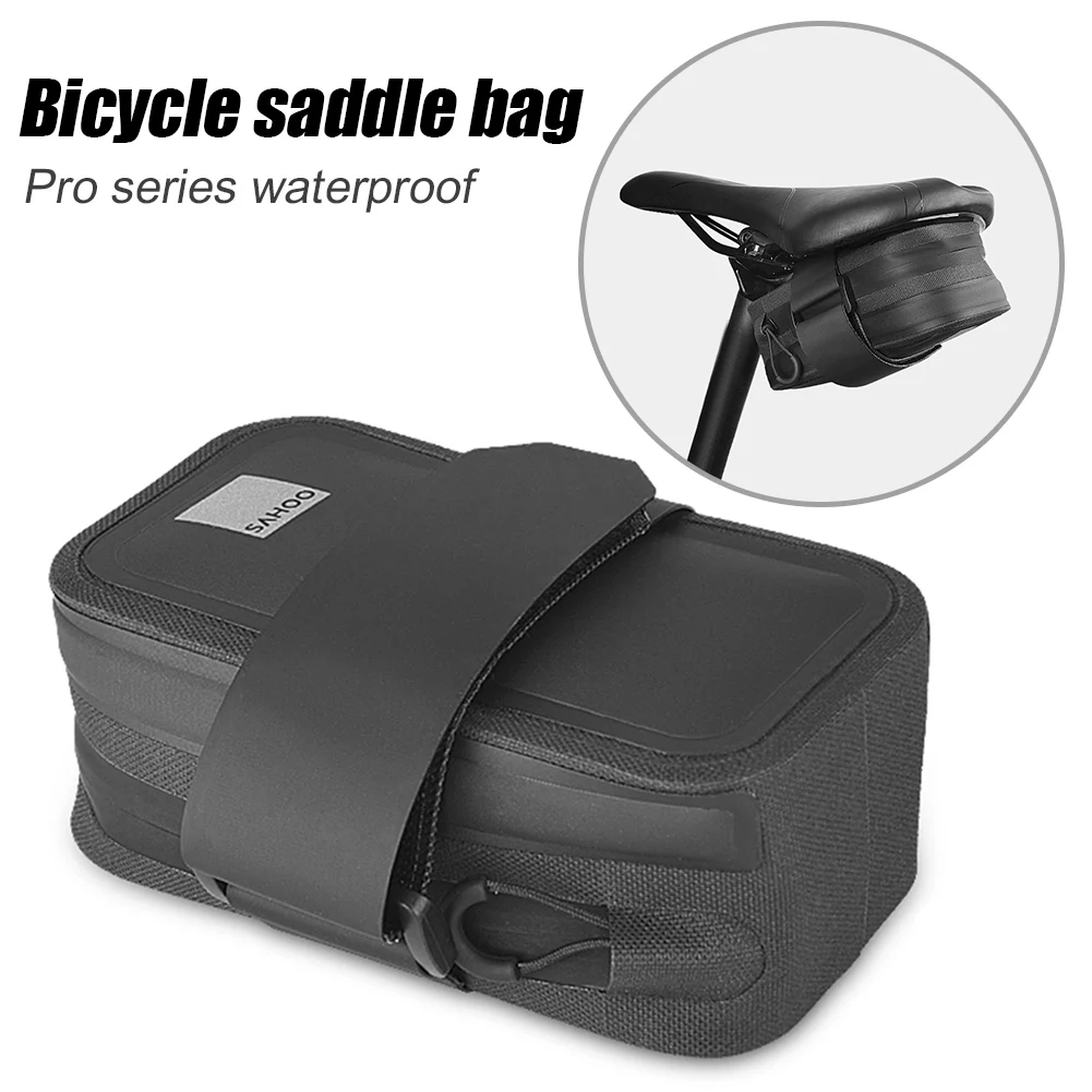 Bicycle Bag Shockproof Bike Saddle Seatpost Bag Pannier Waterproof MTB Cycling Rear Pack Tail Pouch MTB Bike Accessories