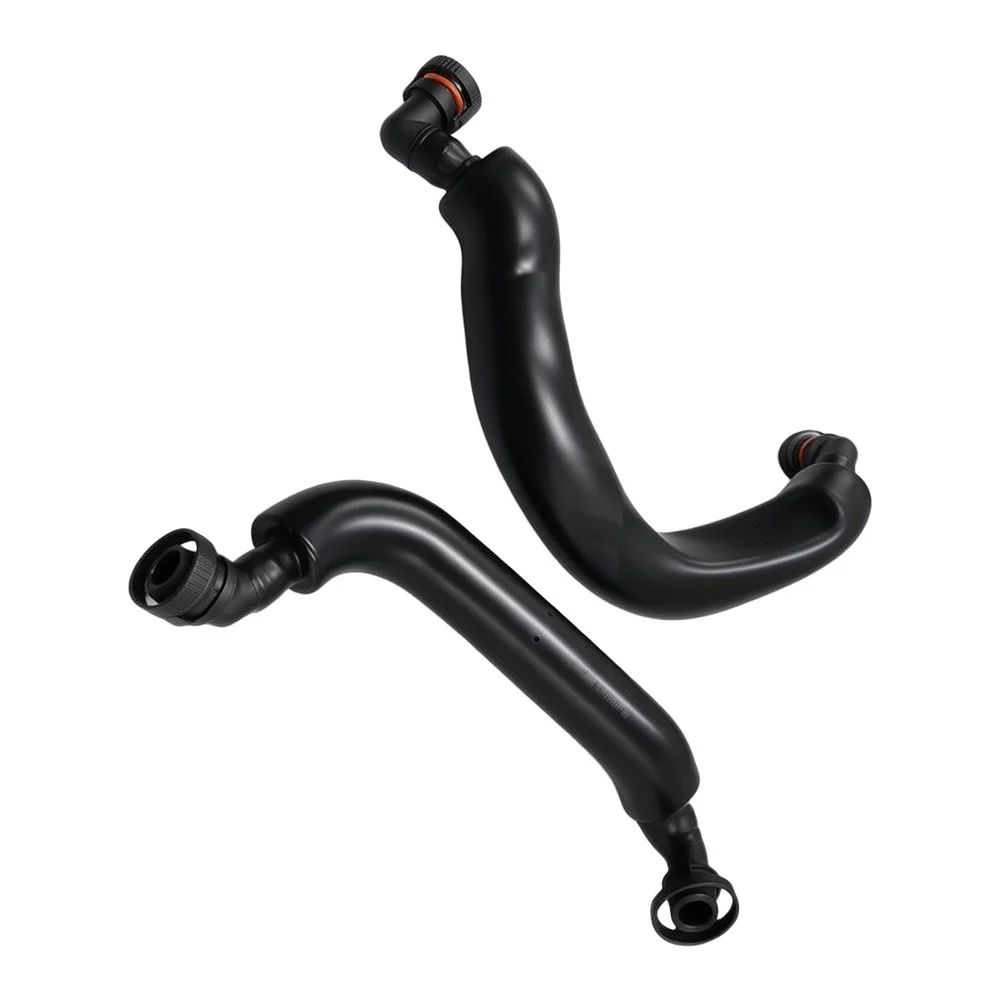 Replacement Crankcase Breather Hose 2 Pack for BMW For X5 4.4i 4.8is For 545i 745Li 2002-2006 for Factory Matching Fit