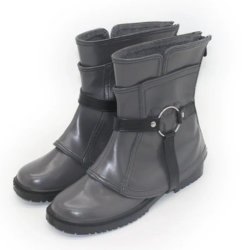 Buty Cosplay Anime Gachiakuta Amo Empool, Botki ze Skóry PU dla Kobiet i Mężczyzn, Rekwizyty na Halloween, Karnawał, Buty do Kostiumu