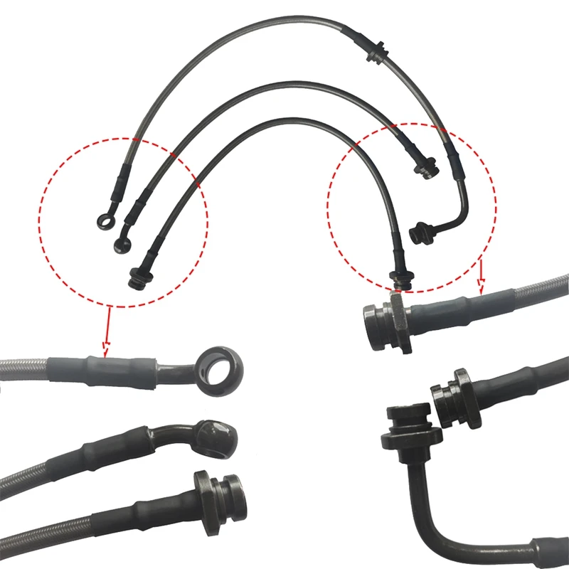 Extend Lengthened Brake Hose 2-3 Inches Offroad Suspension Lift Kits Brake Lines For 2007-2017 Suzuki Jimny JB23 JB43